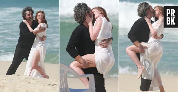 Marina Ruy Barbosa e Alexandre Nero negam romance