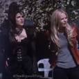 Regina (Lana Parrilla) avisa para Emma (Jennifer Morrison) que elas terão problemas em "Once Upon a Time"