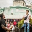 "Malhação - Toda Forma de Amar":  Adriano Melo dirige Gabriel Santana (Cléber) em gravação no Rio de Janeiro 