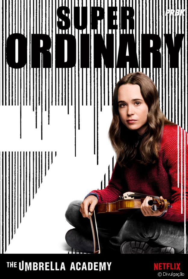 Ellen Page dará vida à 7 em "The Umbrella Academy", uma violinista que aparentemente não tem poderes