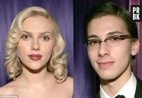 Scarlett Johansson e sua versão masculina, Hunter Johansson