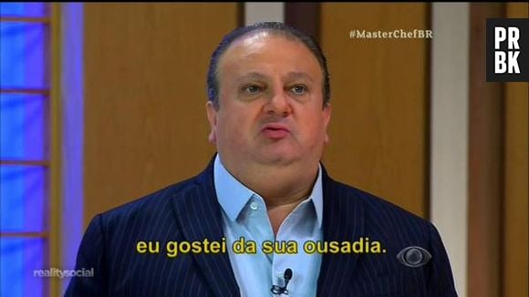 "MasterChef Brasil": Érick Jacquin viraliza com meme "eu gostei da sua ousadia"