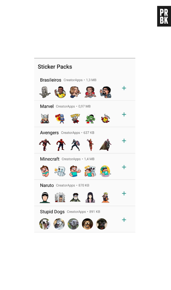 Qual figurinha do WhatsApp é a sua preferida?