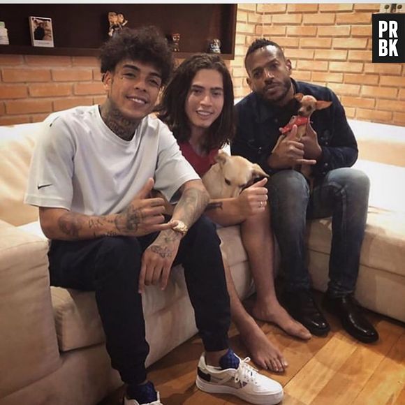 Marlon Wayans foi à casa de Whindersson Nunes em sua passagem pelo Brasil