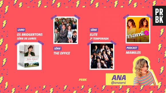 Viciei do Purebreak: Ana indicou o podcast Mamilos, a série de livros "Os Bridgertons" e muito mais