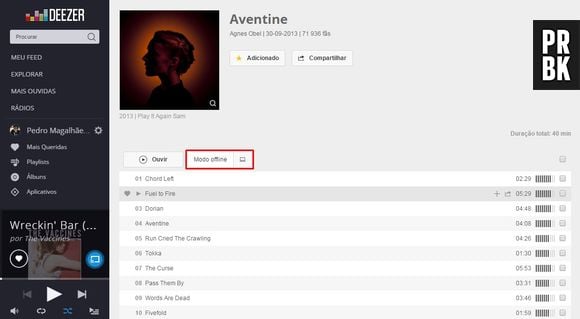 Baixe álbuns e escute música offline com Deezer