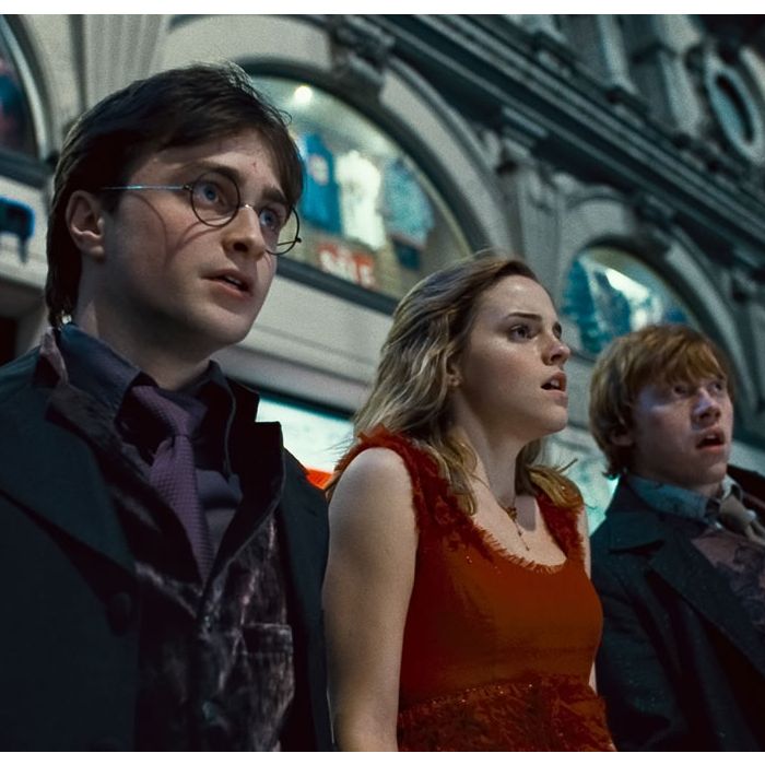 &quot;Harry Potter&quot;: Daniel Radcliffe, Emma Watson e Rupert Grint eram os três protagonistas da saga, Harry, Hermione e Ronny, respectivamente