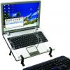 Um suporte para notebook garante que ele fique no seu campo de visão e também melhora sua postura