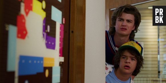 Em "Stranger Things", Gaten Matarazzo (Dustin) afirma que amizade com Joe Keery (Steven) não foi algo planejado pela série