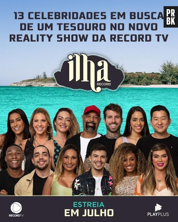 "Ilha Record" estreia dia 26 de julho, às 22h45, na Record TV