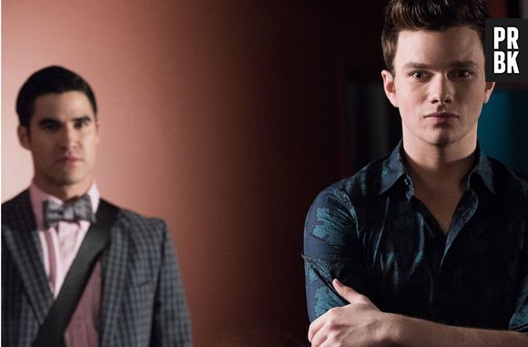 Em "Glee", Kurt (Chris Colfer) fica magoado com Blaine (Darren Criss)