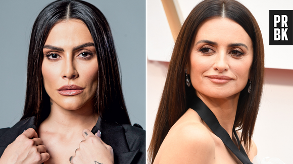 Cléo Pires e Penélope Cruz têm o mesmo formato de rosto