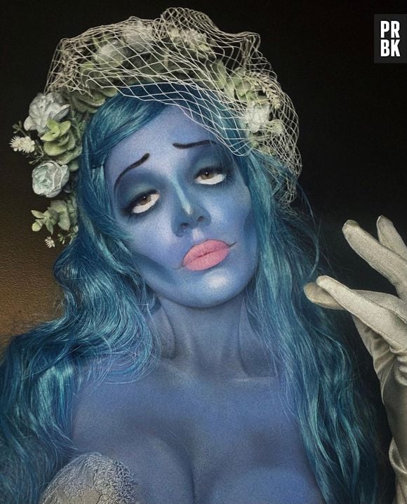 Halsey arrasou de "A Noiva Cadáver" no último Halloween