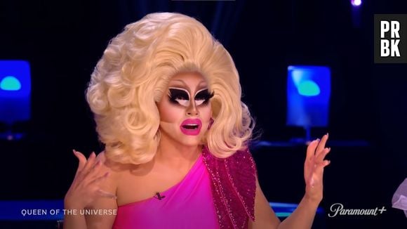 Em "Queen Of The Universe", Grag Queen teve que se apresentar na frente de grandes ídolas como Michele Visage e Trixie Mattel. As duas aclamaram sua primeira apresentação no programa, e a última até soltou: "Vagabunda!", no bom sentido