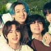 Jin, Jungkook, V e J-Hope apostam em cortes de cabelo similares em foto postada em 2021