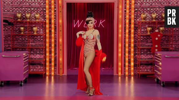 "RuPaul's Drag Race", temporada 14: Orion Story usou um look vermelho no episódio de estreia