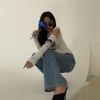 Jennie, do BLACKPINK, investe em jeans de vários cortes