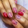 A jelly nails bombou no Valentine's Day