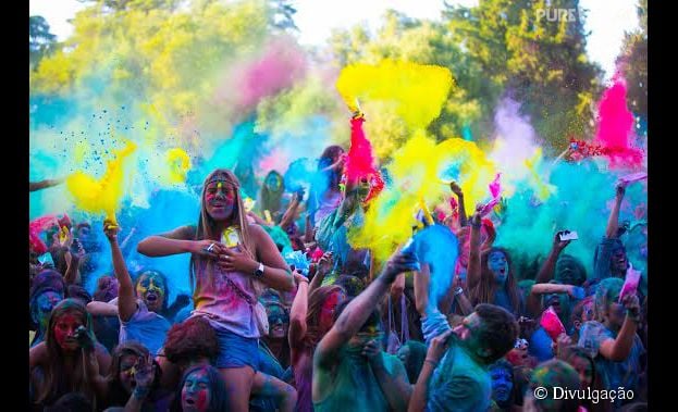 Depois de agitar Lisboa, em Portugal, o Festival "Happy Holi" vai invadir o Brasil