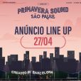 Primavera Sound 2022: lineup será divulgado na próxima quarta-feira (27)