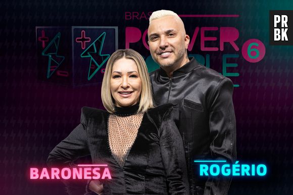 Baronesa e Rogério estarão no "Power Couple Brasil 6"