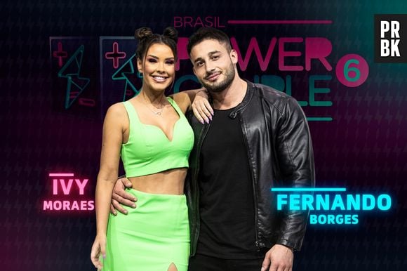 Ivy Moraes e Fernando Borges estarão no "Power Couple Brasil 6"