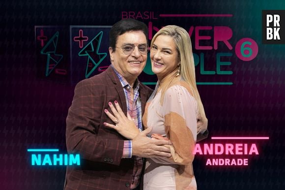 Nahim e Andreia Andrade estarão no "Power Couple Brasil 6"