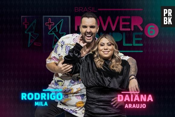 Rodrigo Mila e Diana Araujo estarão no "Power Couple Brasil 6"