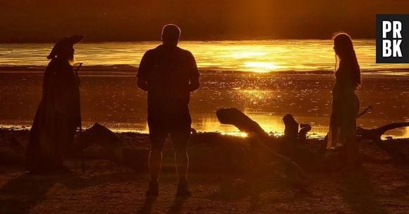 O diretor Davi Lacerda compartilhou no seu Instagram foto de uma das gravações do final de "Pantanal"