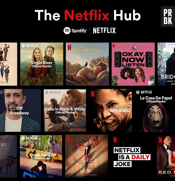 Netflix Hub no Brasil! Spotify lança playlists oficias de séries e filmes do serviço de streaming