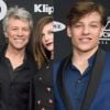 Jake Bongiovi chama atenção por ser parecido com o pai, Jon Bon Jovi