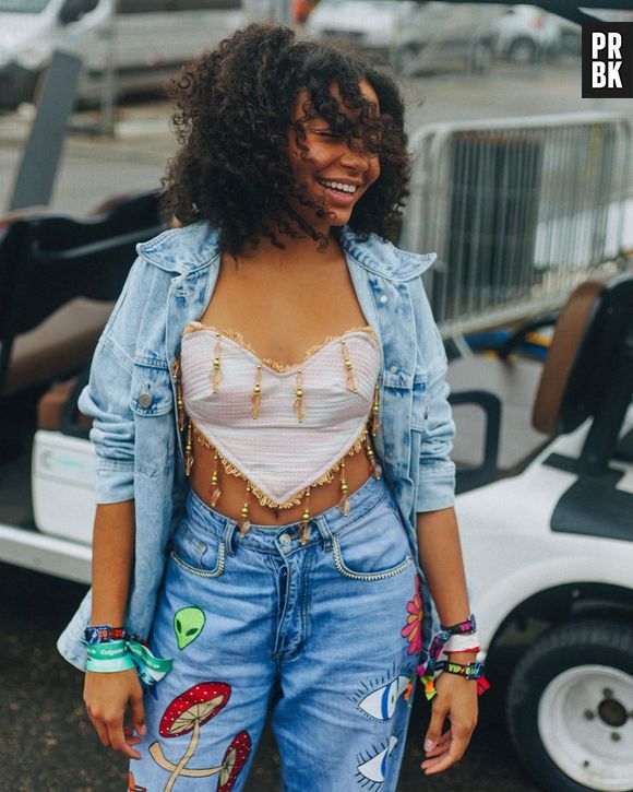 Rock in Rio: Any Gabrielly postou foto do look para 3º dia