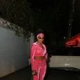 Ludmilla foi com conjunto pink para festa de Giovanna Ewbank