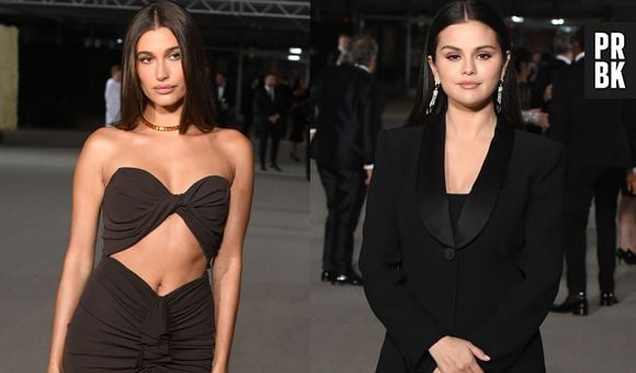 Selena Gomez e Hailey Bieber posam juntas em evento e enlouquecem a web