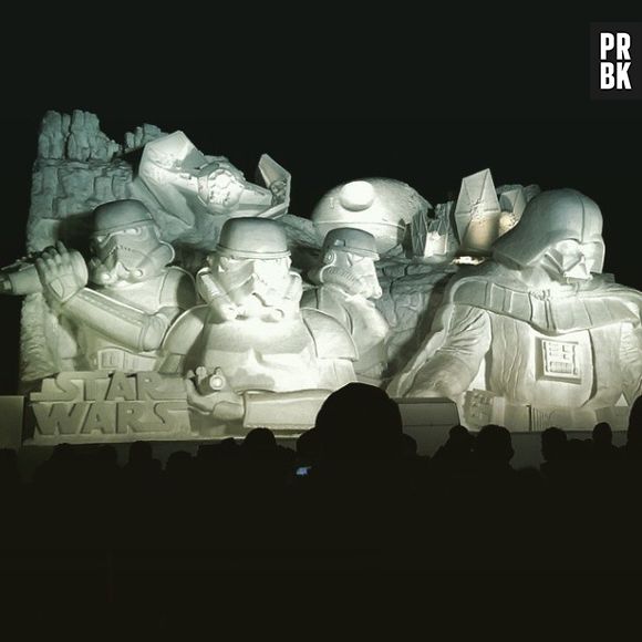 Cerca de 2 milhões de pessoas vão visitar a escultura de gelo de "Star Wars"