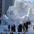  Escultura de gelo de "Star Wars" em festival no Jap&atilde;o 