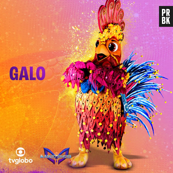 Galo é uma das novas fantasias da 3ª temporada do "The Masked Singer Brasil"