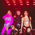 Anitta, Gloria Groove e Valesca nos Ensaios da Anitta, no último domingo (15)