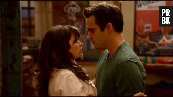 "New Girl": Sendo um exemplo de casal denominado como "Friends to Lovers" (amigos para amantes), Jess (Zooey Deschanel) e Nick (Jake Johnson) são amigos que dividem o mesmo apartamento