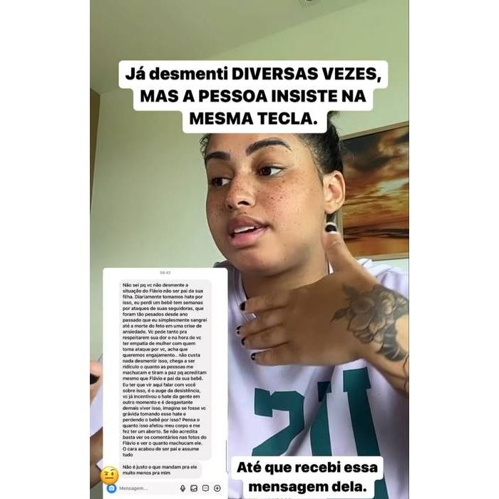 Ste Viegas manda mensagem para MC Loma pedindo que a cantora converse com seus fãs para acabar com os ataques