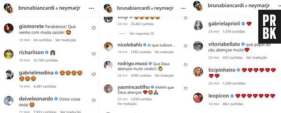 Gravidez da namorada de Neymar, Bruna Biancardi, repercute entre os famosos