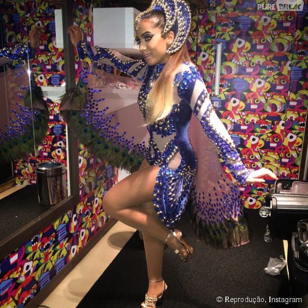 Anitta fez a Cle&oacute;patra no Carnaval de Salvador
