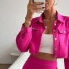 sz2304269411447404 - O look com blazer, cropped e saia rosa fica perfeito para assistir ao filme da "Barbie"