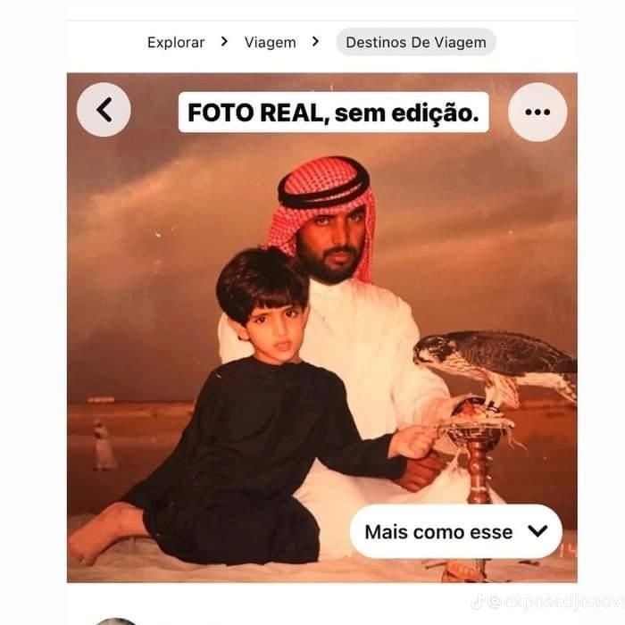 Jovem finge ser filho de sheik, dá golpe e ostenta itens e viagens de luxo  na web