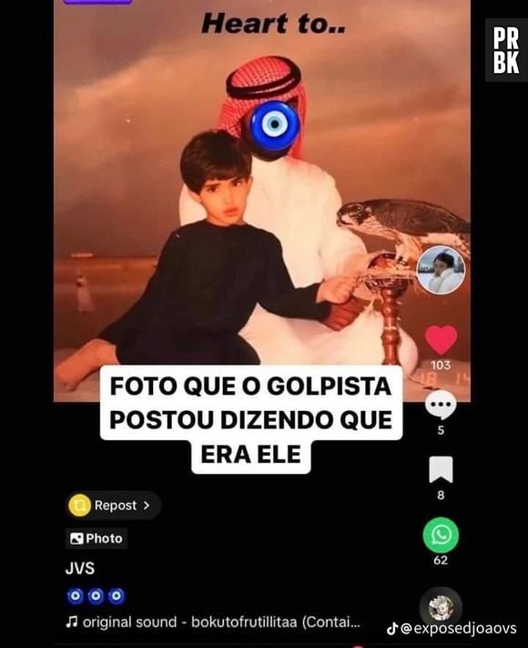 Falso filho de sheik dá golpe em pessoas ricas, ostenta nas redes e acaba levando exposed