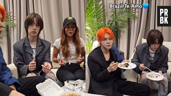 TXT prova comidas brasileiras com Anitta e astros do K-Pop amam prato super específico!