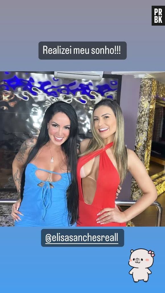 Andressa Urach e Elisa Sanches fazem vídeo pornô