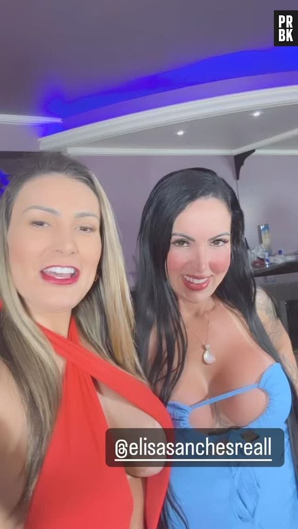 Andressa Urach convida Elisa Sanches para pornô