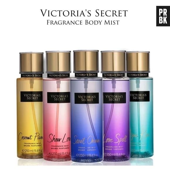 Elegância em cada borrifada: os 10 body splashes da Victoria's Secret para um cheiro de rica