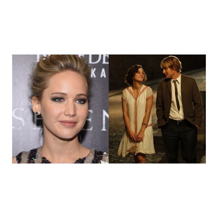  Opa! Jennifer Lawrence se rende aos encantos de Woody Allen e adora &quot;Meia-Noite em Paris&quot; 